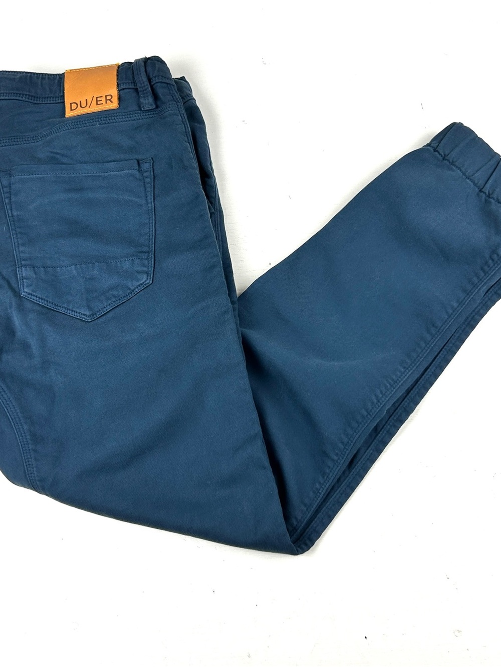 DUER Pants Mens 32 X 29 Blue N2X Slim Fit Stretch Joggers Casual